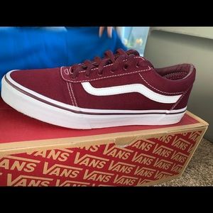Maroon old school Vans